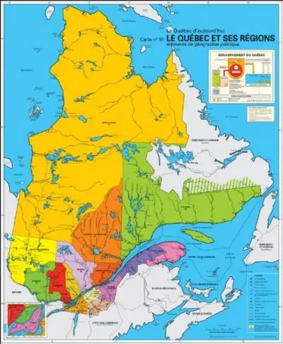 Combien de rgions administratives le Qubec compte-t-il ?