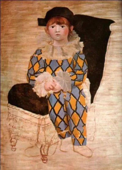 Qui a peint cet enfant en Arlequin ?