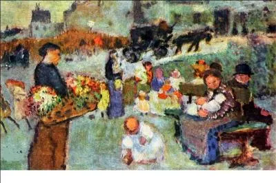 Qui a peint La marchande de fleurs ?