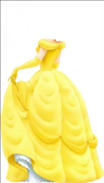 Vtue d'une robe jaune, qui est-elle ?