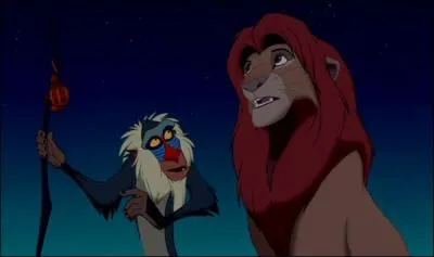 A une scne de quel autre classique Disney l'accolade entre Simba et Rafiki fait-elle penser ?
