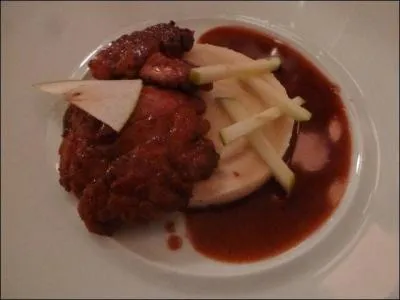 La cuisine est bien une question d'imagination. Qu'est-ce qui rend cette recette de ris de veau, originale ?