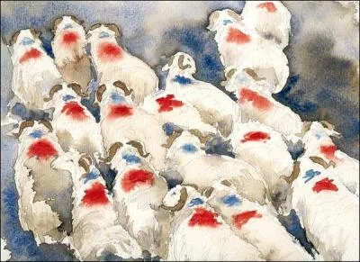 Que sont ces animaux peints sur l'aquarelle ? Nous savons. Oui, mais à quelle famille appartiennent-ils ?