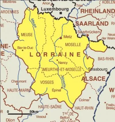 Qu'appelle-t-on le "Fuseau lorrain" ?