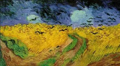 Dans sa courte vie d'artiste, Vincent Van Gogh a produit plus de 2000 oeuvres dont environ 900 tableaux et 1100 dessins. Cette oeuvre peinte en juillet est considre comme la dernire avant sa mort. Quel en est le titre ?