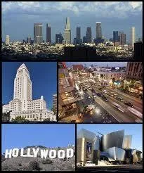 Voici diffrentes vues de la ville de Los Angeles. Cette ville se situe dans l'tat ...