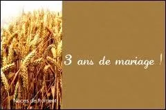 Vous tes invits aux 3 ans de mariage de vos amis. Il ftent leurs noces ...