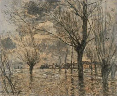 Inondation de la Seine  Vtheuil.