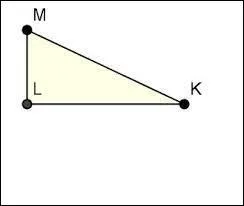 Quel est le sommet de l'angle MLK ?