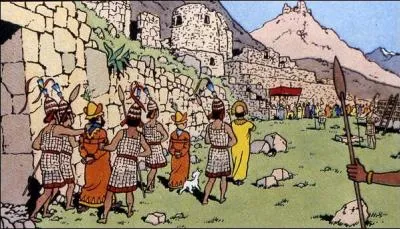 Et ce hros de bande dessine que l'on retrouve dans  Le Temple du soleil , comment s'appelle-t-il ?