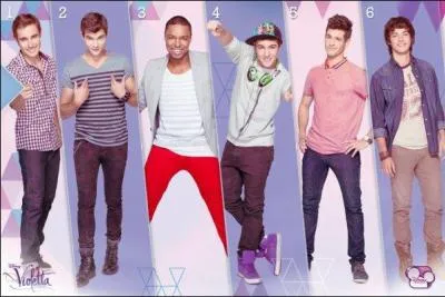 (Saisons 1 et 2 ) Violetta est amoureuse de :