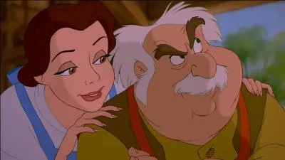 Aprs avoir laiss Gaston et son ami Lefou, Belle rentre chez elle et retrouve son pre Maurice, qui est inventeur. Quelle machine veut-il mettre au point pour la prsenter ensuite ?