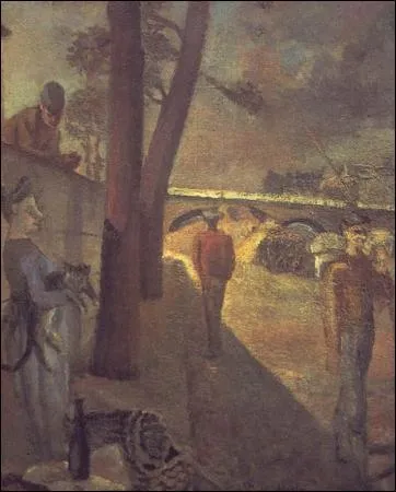 N  Paris, mort en Suisse o il vivait, ce peintre est toujours rest dans le style figuratif,  une poque o beaucoup d'autres se tournaient vers l'art abstrait. Il peint  Les Quais  en 1929. Qui est-il ?