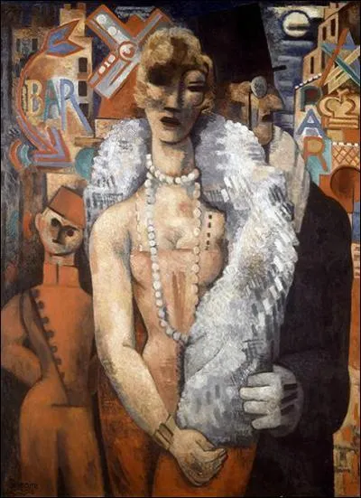 Quel artiste, qui s'est toujours tenu  l'cart des groupes ou des courants artistiques, a reprsent une des places mythiques des nuits parisiennes du Montmartre des annes folles, par ce tableau intitul  Place Blanche , en 1928 ?