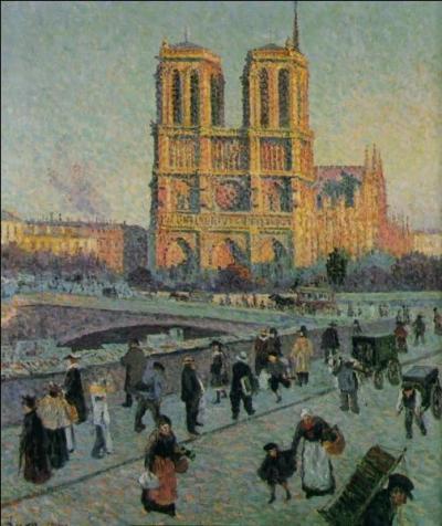 A quel peintre pointilliste doit-on  Le Quai Saint Michel et Notre-Dame , ralis en 1901 ?