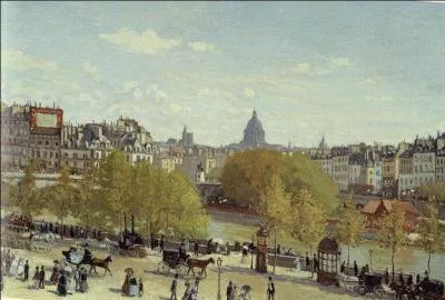 Quel grand peintre impressionniste a ralis  Le quai du Louvre  en 1867 ?