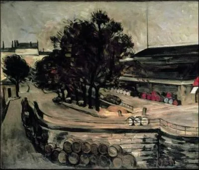 A quel peintre, n  Aix-en-Provence, auteur de nombreux paysages provenaux dont  La montagne Sainte Victoire , doit-on  La Halle aux vins vue de la rue de Jussieu , en 1872 ?