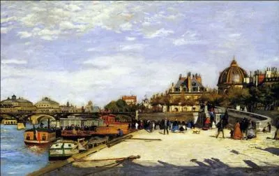 A quel grand peintre impressionniste franais n  Limoges, doit-on  Le Pont des Arts , ralis en 1867 ?