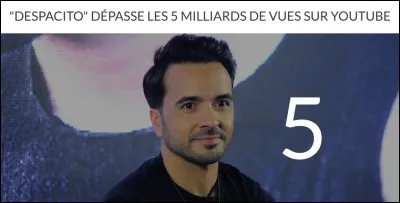 Dans les clips musicaux ci-dessous, lequel a dépassé les 2 milliards de vues ?