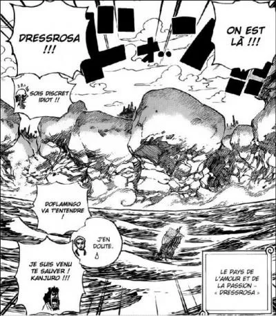 Sur Dressrosa, qui a vol le sabre de Zoro ?