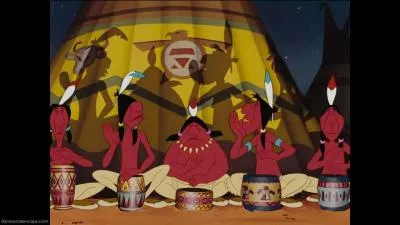 Quels personnages interprtent la chanson :  Pourquoi sa peau est rouge ?   ?