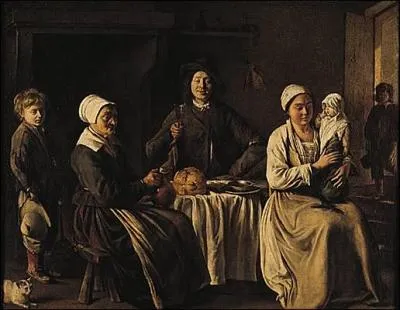 Qui a peint Famille de paysans ?