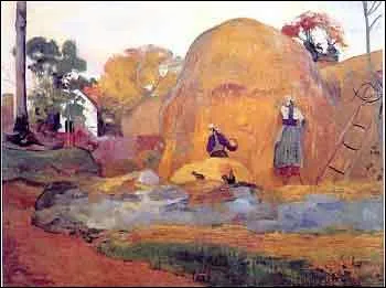 Qui a peint Les meules jaunes ?