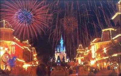 A Disneyland,  partir de 1961, quel personnage fut utilis pour dbuter le spectacle de feux d'artifice  Fantasy in the Sky  ?