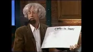 Dans  La Grosse mission , il y a eu beaucoup de sketchs et de personnages hauts en couleurs interprts par nos deux comiques. Comment se nommait ce caricaturiste loufoque incarn par Kad ?