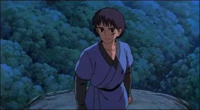 De quel personnage Ashitaka fait-il la connaissance au village ?