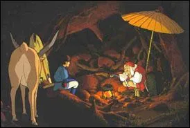 De quel mets Ashitaka et Jiko se nourrissent-ils ?