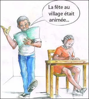 Quelle maison d'dition reconnaissable  ses couleurs rouge et jaune propose en ligne des dictes sonorises de tous niveaux ? Avez-vous pens  mettre la version livre dans votre sac  dos, comme j'ai demand hier ?