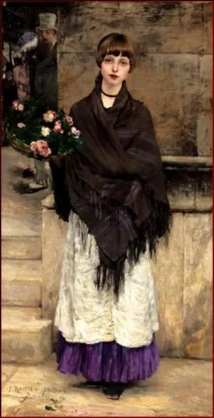 Qui a peint La marchande de fleurs ?