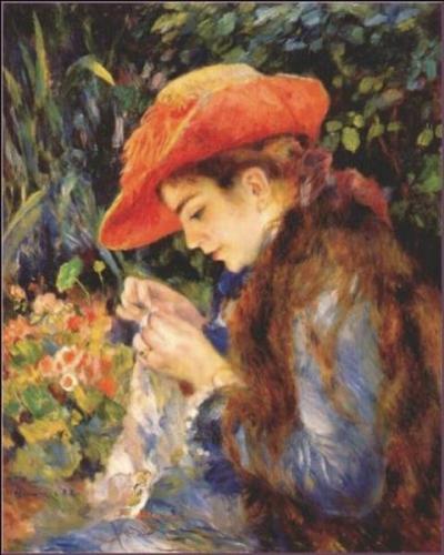 Qui a peint Marie-Thérèse Durand au milieu des fleurs ?