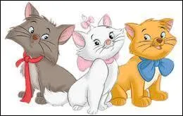 Dans quel film voit-on cet adorable trio de chatons : Toulouse, Marie et Berlioz ?