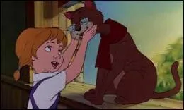 Dans quel film une petite fille squestre par une affreuse femme caresse-t-elle le vieux chat Rufus ?