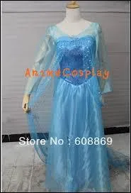 Quelle est la couleur de la robe d'Elsa ?