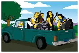 Comment s'appelle ce groupe de musique sur un 4x4 conduit par Hans Taupeman ?