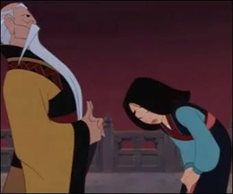 Qu'offre l'empereur de Chine  Mulan  la fin du dessin anim ?