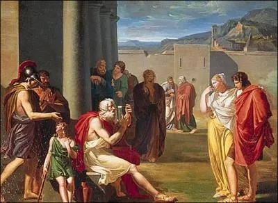 Si l'criture disparat entre le XIIe et le IXe sicle, il n'en va pas de mme pour la parole. Une tradition orale se met en place. Des potes vont de cit en cit, et chantent ou rcitent en s'accompagnant de la lyre les rcits hroques des temps passs. Ainsi les Grecs gardent-ils en mmoire les vnements des sicles passs. Comment appelle-t-on ces potes ?