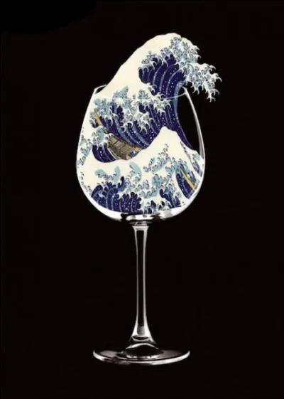 Dans quelle chanson du groupe  Images  entend-on   Dans mon verre je regarde la mer qui se balance...   ?