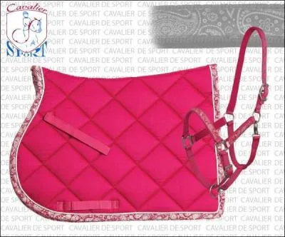 Pour mettre le filet, on enfile d'abord :