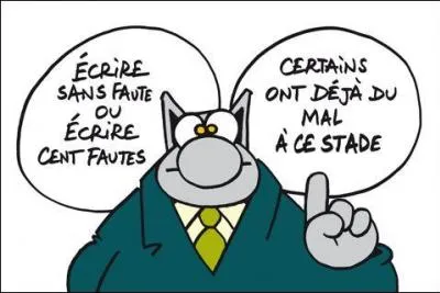 Soyons un peu srieux pour dcouvrir le titre de ce quiz de catgorie  langue franaise  :