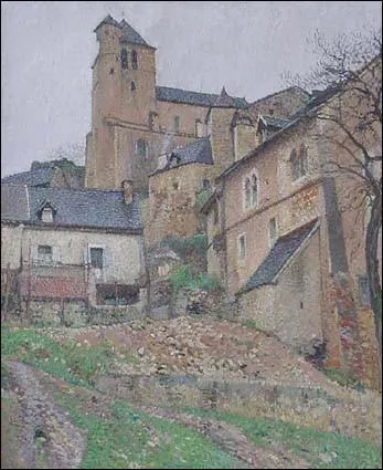 St-Cirq-Lapopie, la place du Carol.