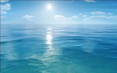 La mer est bleue car ...