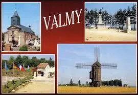 Voici une carte postale de Valmy et de son clbre moulin. Nous partons dans la Marne et donc en rgion ...