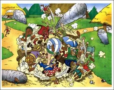 La vente de l'diteur d'Astrix  Lagardre provoque de fortes tensions entre deux proches du petit Gaulois. Lesquels?