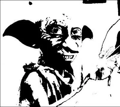 [Dobby Unchained] Lors de la premire apparition de Dobby, sur quelle tte le gteau qu'il fait lviter s'effondre-t-il ?