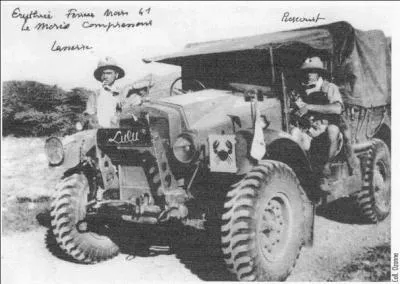 Le 28 mars, aprs plusieurs checs, une ville d'Erythre est prise par une unit de la France Libre et des troupes Anglaises contre les forces italiennes. Quelles sont la ville et l'unit concernes ?