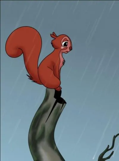 Comment s'appelle le petit cureuil dans la version originale du dessin anim ?